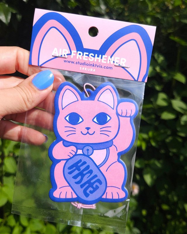 Maneki Neko Lucky Cat Geurhanger – Sakura Geur