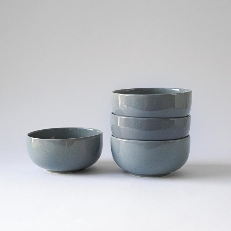 Mini Hollyhock bowl - fjord blue - 150 ml