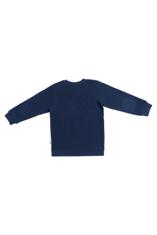 ID 2017 | Felpa Kinder Piqué Basic - Indaco