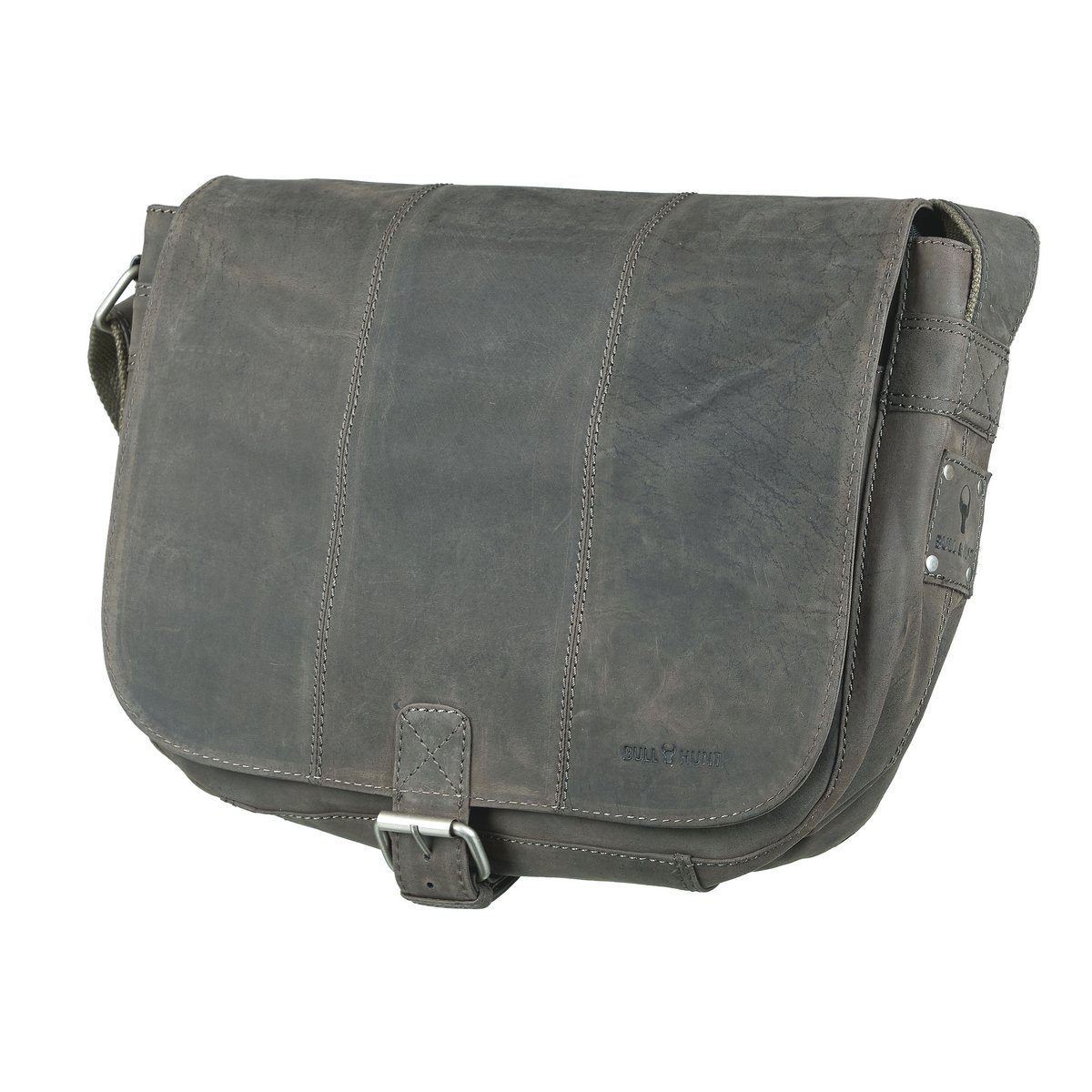 Venticinque bussola della borsa a tracolla grigio *una borsa due stili *