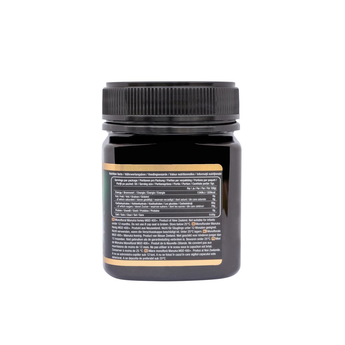 Miele di Manuka 100% puro e crudo MGO 400+ (250 grammi)