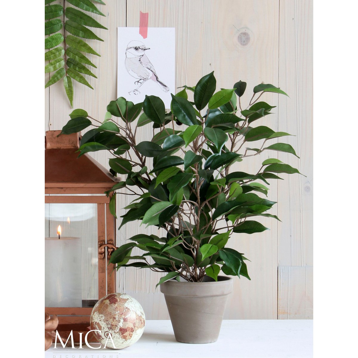 Kunstplant Ficus natasja Groen