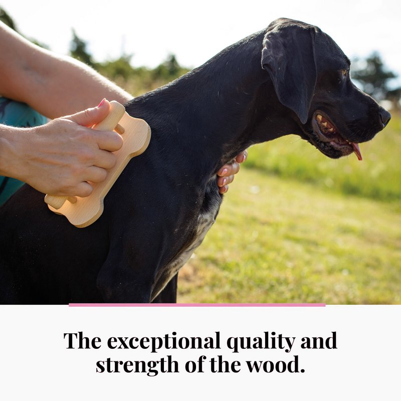 Wooden Massage Tool for Dogs, Cats, Horses, Pet Massager