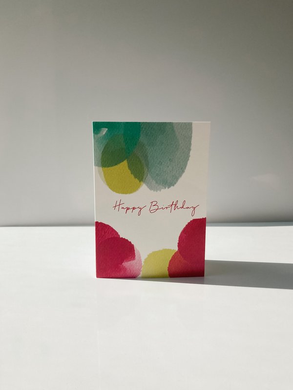 Vouwkaart "Happy Birthday"