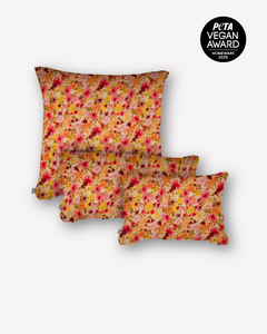 Muslin pillow “Eliane” • Flowerful