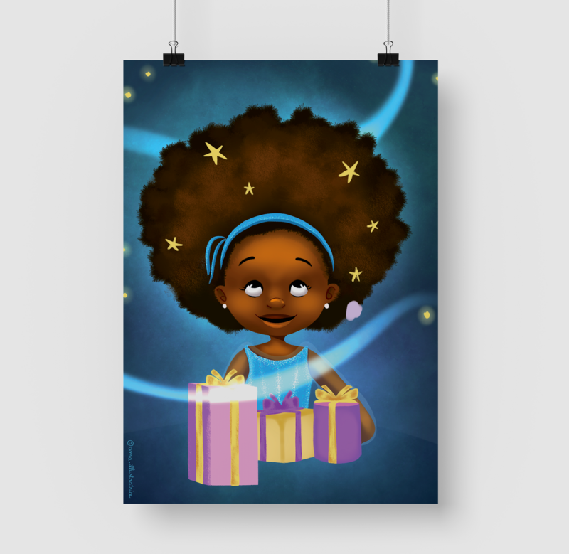 Poster A3 "Gioia di ricevere"