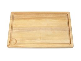 Planche à découper en bois de frêne avec rainure de jus