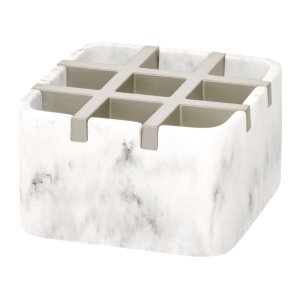 Idesign - Dakota Organizer for makeup - White