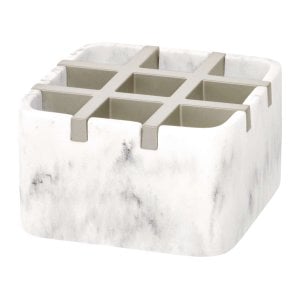 Idesign - Dakota Organizer for makeup - White