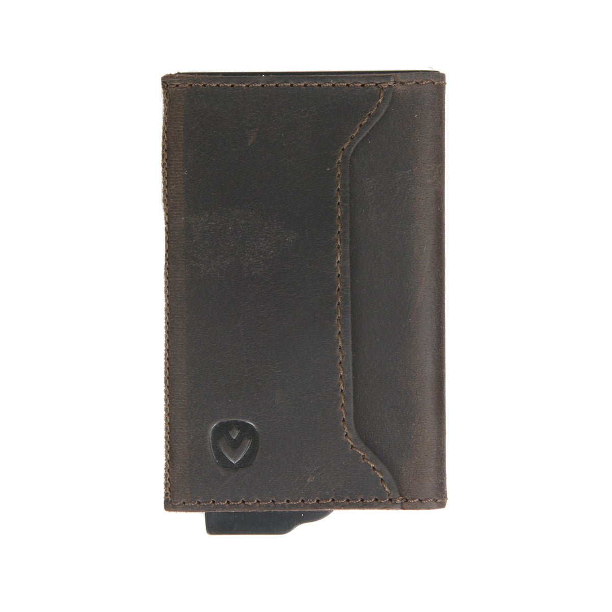 Porte-cartes Plus Vintage Marron
