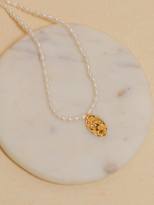 Zoetwaterparel ketting ketting