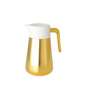 Gouden en wit geïsoleerd koffiezetapparaat 1L