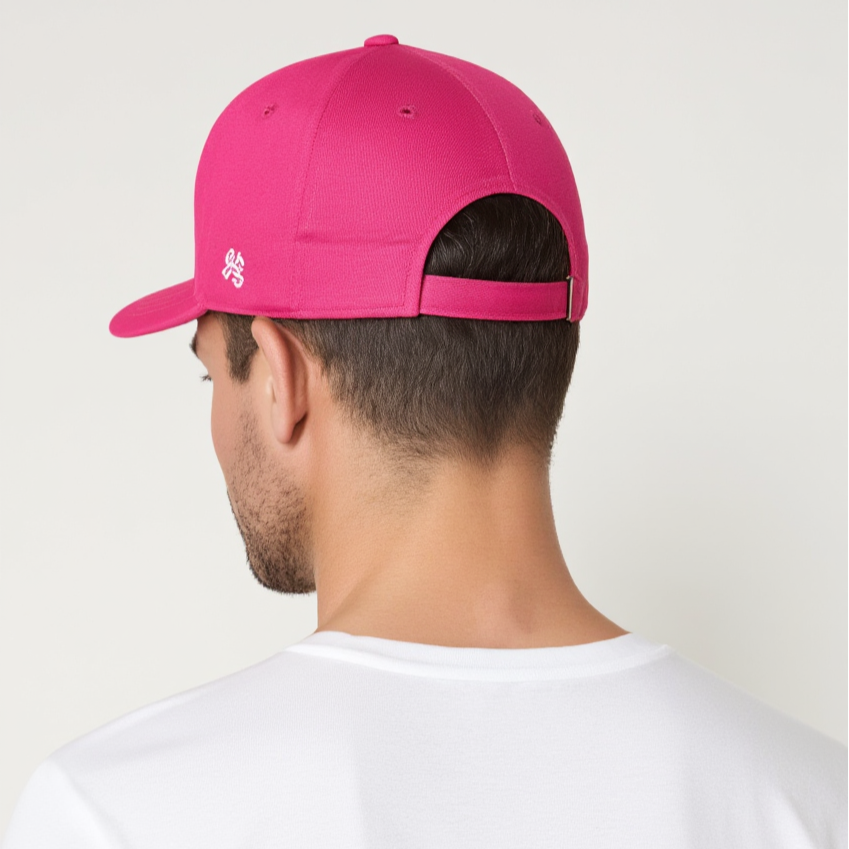 Casquette de baseball O.Leo - Rose - Lion blanc - Drapeau de la fierté - Unisexe