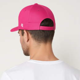 O.Leo Baseballkappe – Pink – Weißer Löwe – Pride-Flagge – Unisex