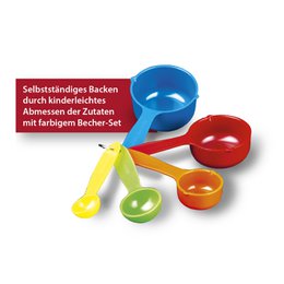 Very easy cup kitchen - BEST of cup kitchen, incl. 5-part measuring cup set and decorative cookie jar