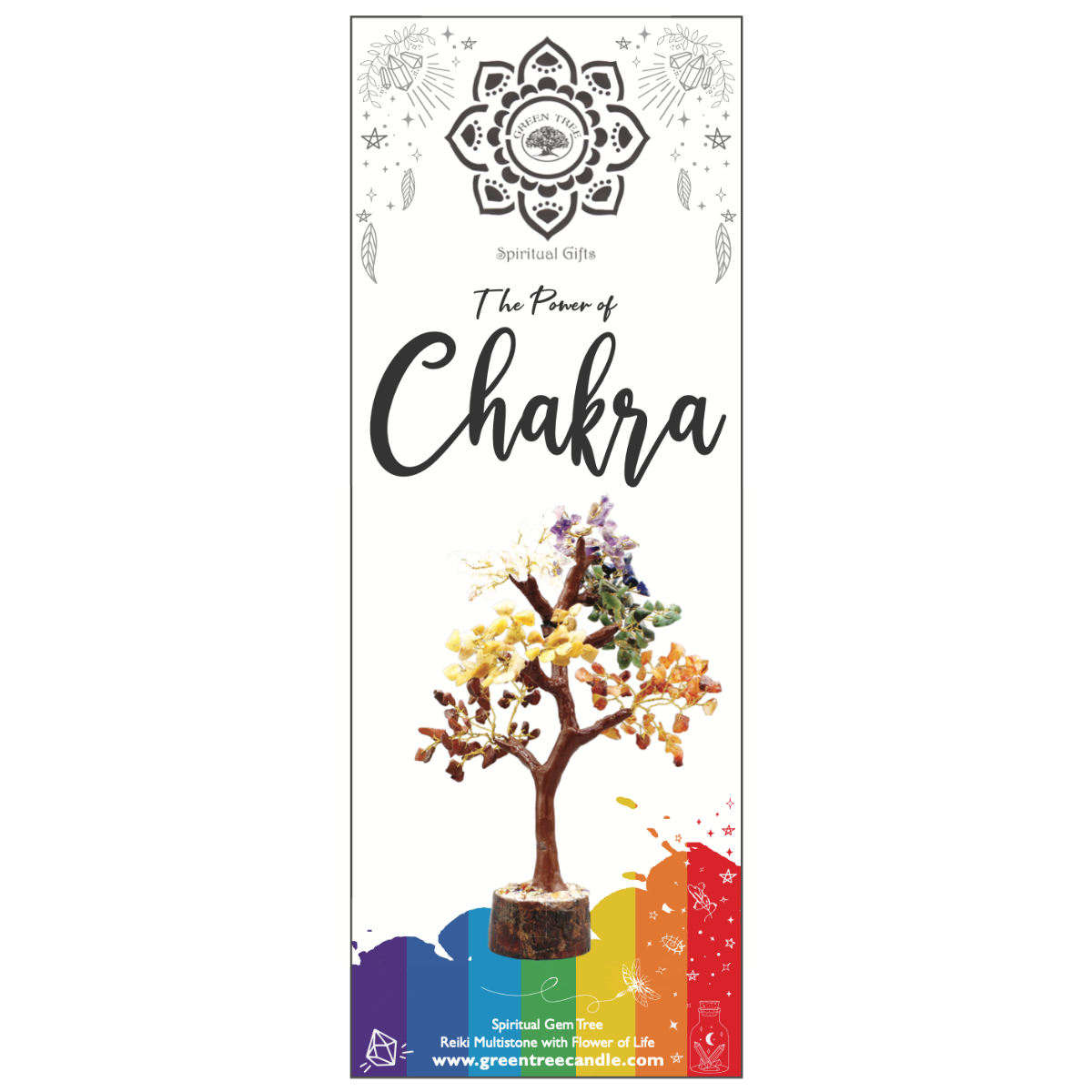 L'albero delle gemme dei 7 chakra Large