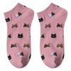 Grappige Sokken one size Roze Polyester Katten