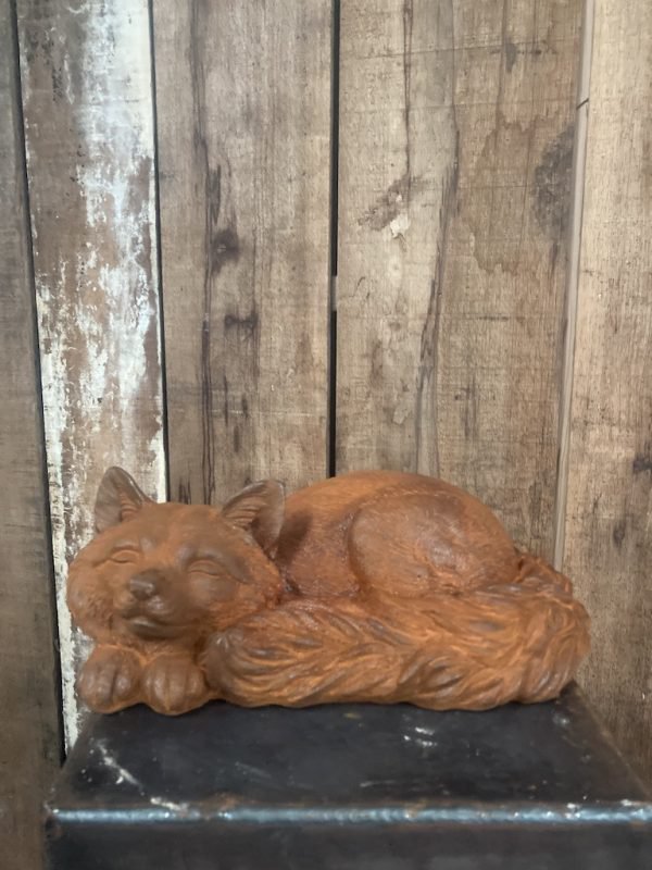 Renard en fonte, 30x18x9cm, 3,5kg