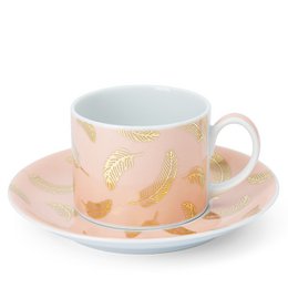Tazza e piattino Bird Blue