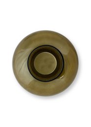 Vase Glass Green 23x27cm