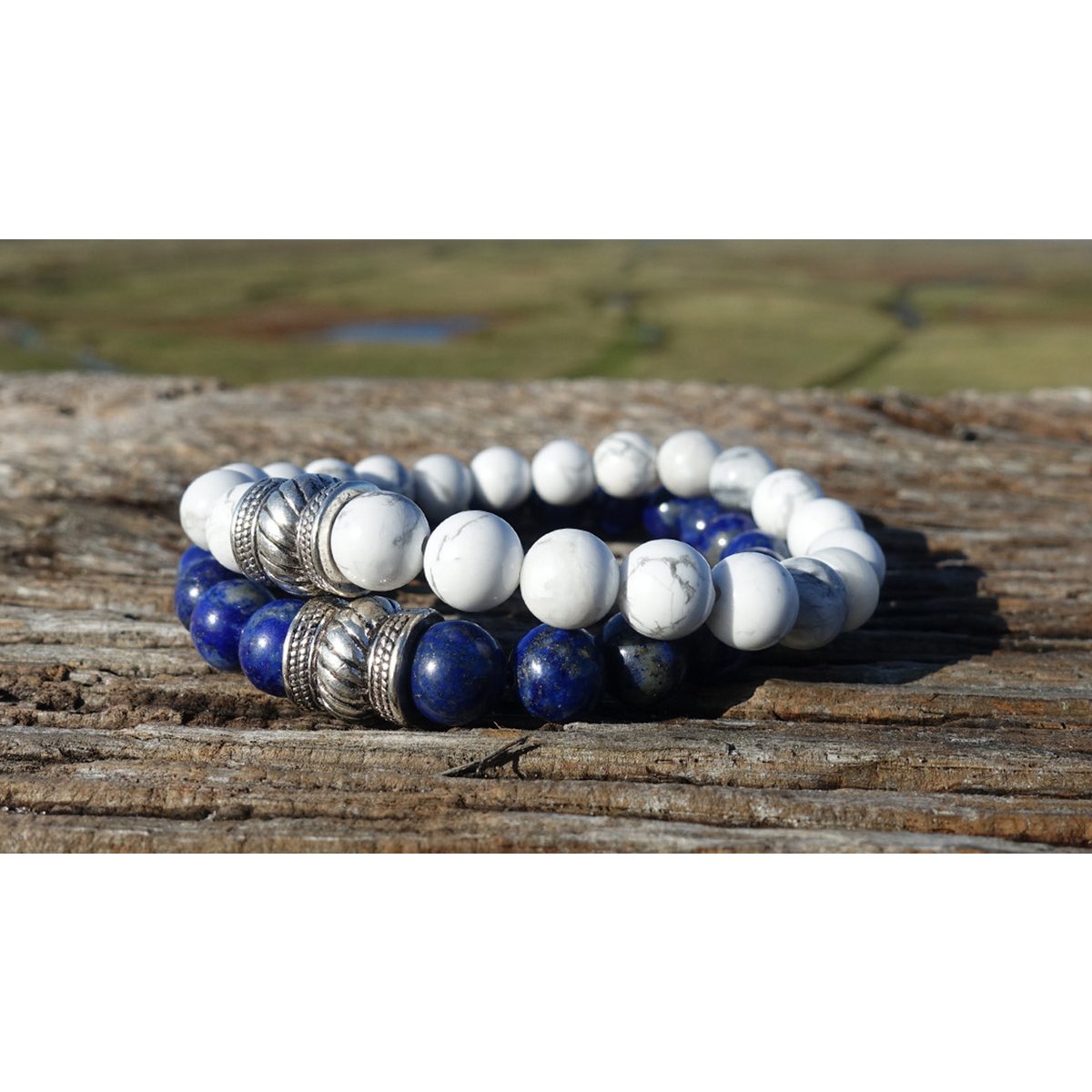 Bali Set Lapis Lazuli x White Howlite