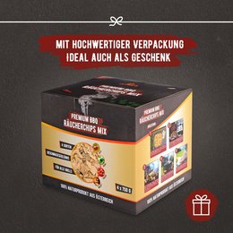 XL premium rygeflisblanding - meget aktivt rygende træ / træflis - værdipakke