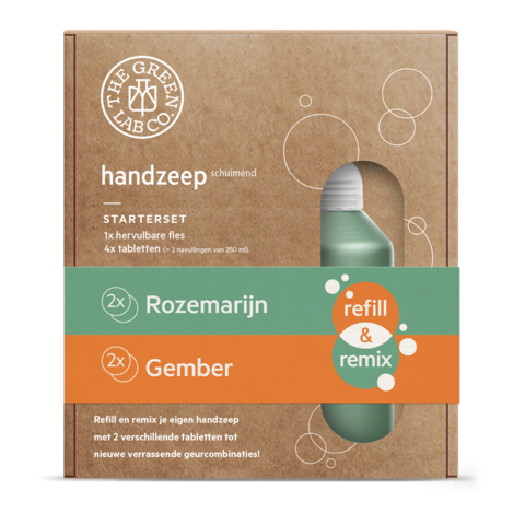 Geschenkbox Handseifentabletten – Rosmarin und Ingwer