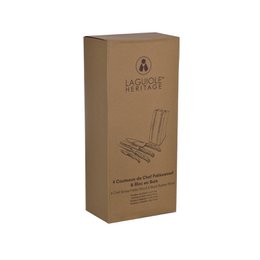 Blok med 4 Laguiole Heritage kokkeknive