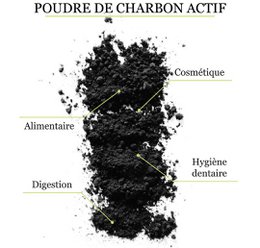 Charbon de bambou bio en poudre 50g