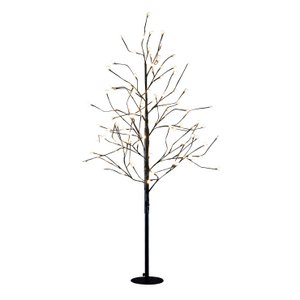 Artificial Christmas tree illuminated Warm white