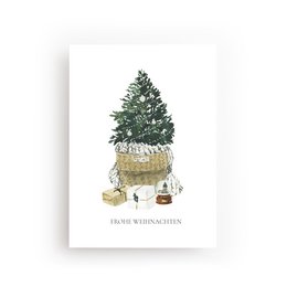 POSTKORT JULETRÆ