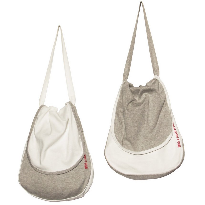 Pajama bag gray melange