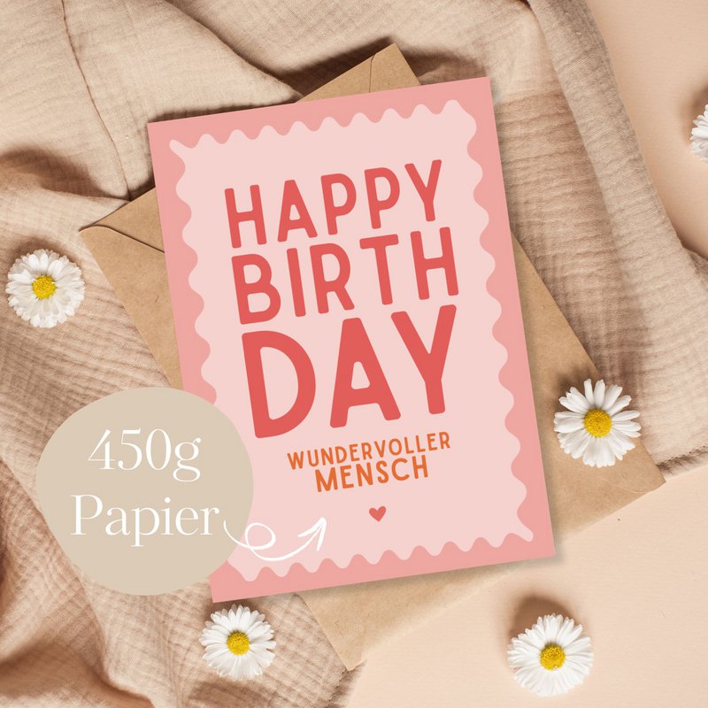 Set of 3 postcards | Leo stripes waves with cool motifs congratulations