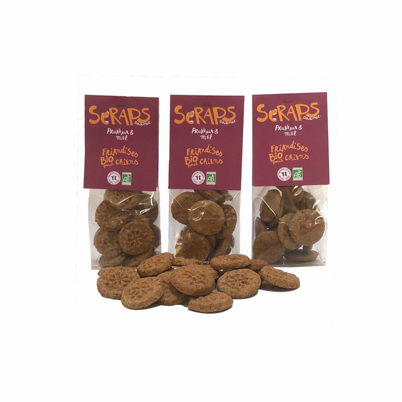Svesker og honningkiks 40g eller 60g pose