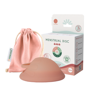 Femi.Eko® Delicate Menstruationsscheibe – Ultraweicher Komfort, SaniConcentrate™ antibakterieller Schutz, 38 ml Fassungsvermögen