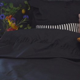 Melli Mello Fifty Shades Dekbedovertrek | Antraciet | Luxe Percal Katoen