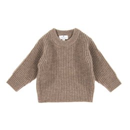 Maglione per neonati in lana lavorata a maglia - Lana Merino - Cobble