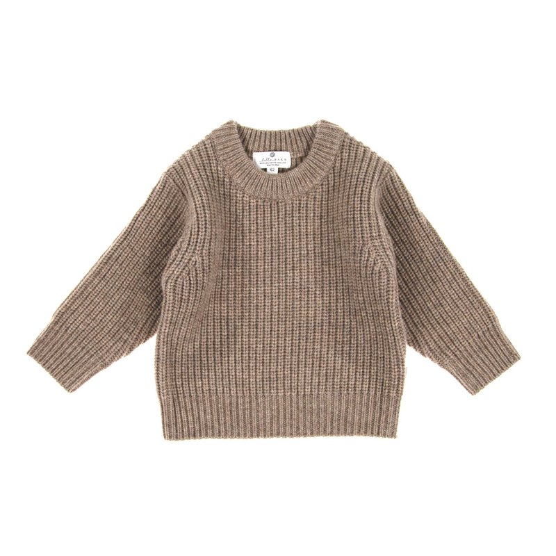 Maglione per neonati in lana lavorata a maglia - Lana Merino - Cobble