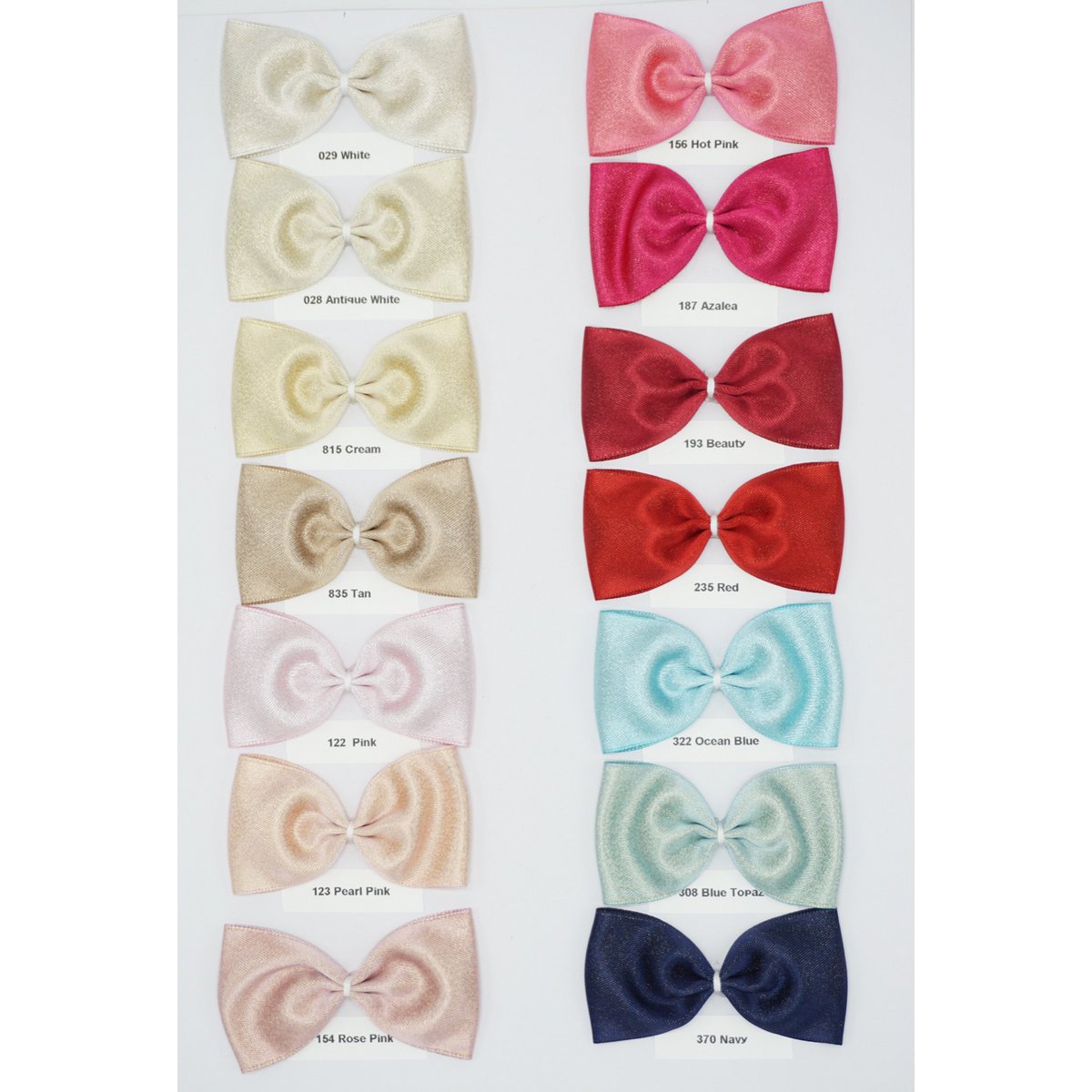 Nylon haarband metallic satijn regular mini