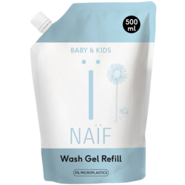 Naïf Reinigende Wasgel voor Baby & Kids refill 500ML