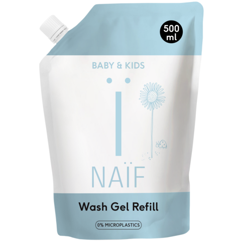 NaĂŻf Reinigende Wasgel voor Baby & Kids refill 500ML