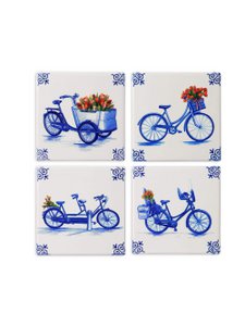 Coasters Bicycle 4 pcs