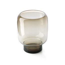 The Smoky Cube Vase - Brown - L