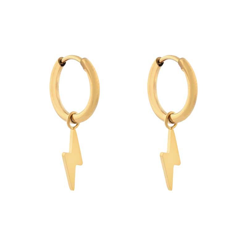 EARRINGS MINIMALISTIC LIGHTNING
