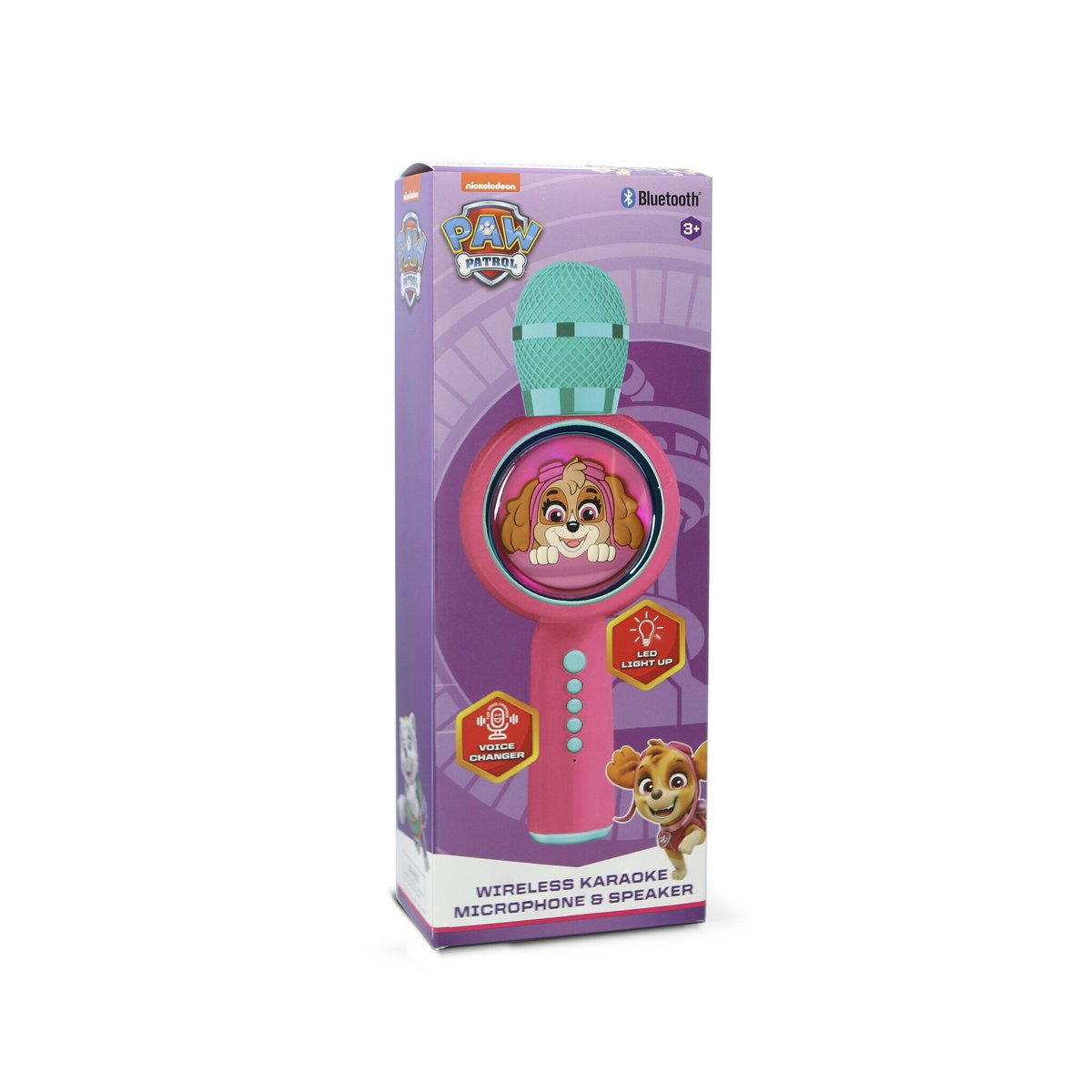 Paw Patrol Skye - PopSing LED Light - draadloze karaoke microfoon
