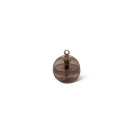 Olielamp Round cover champagne brass S