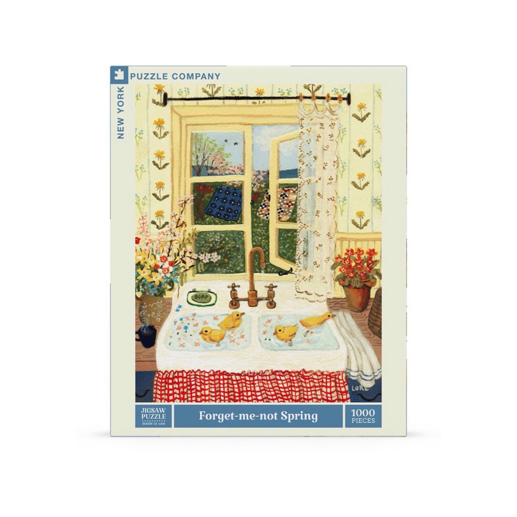 New York Puzzle Company Puzzle Glem-me-Not Spring-1000 stykker