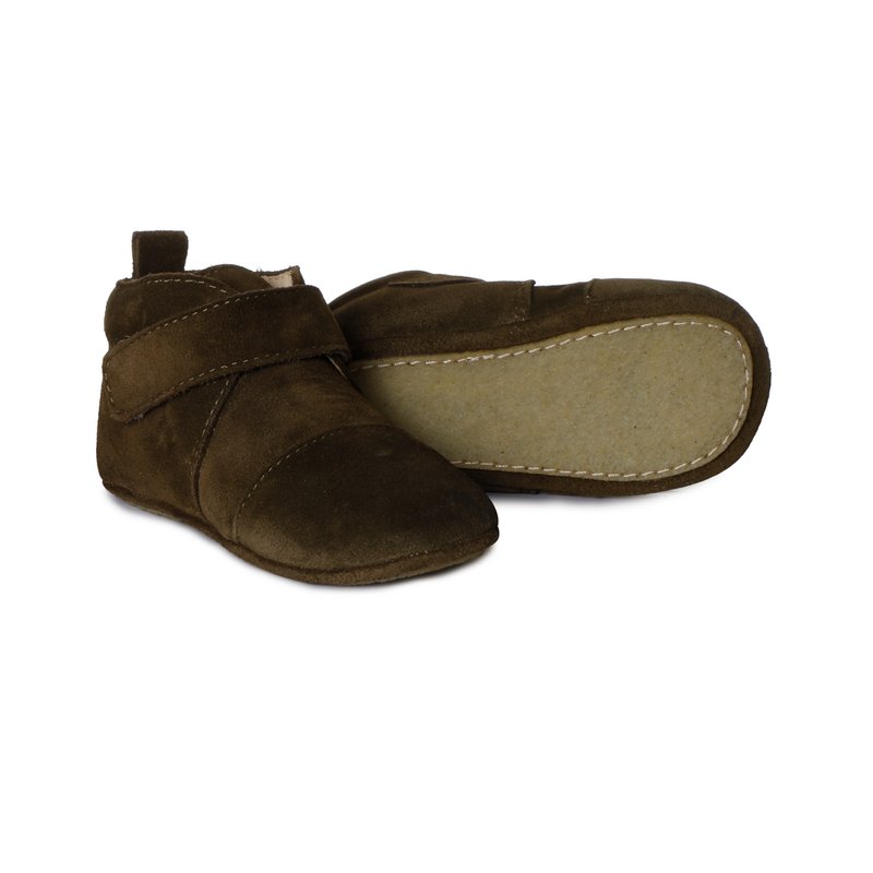 Stivali Classici in Pelle Scamosciata - Verde Muschio