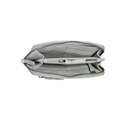CLASSIC ZIP WALLET Geldbörse Leder grey