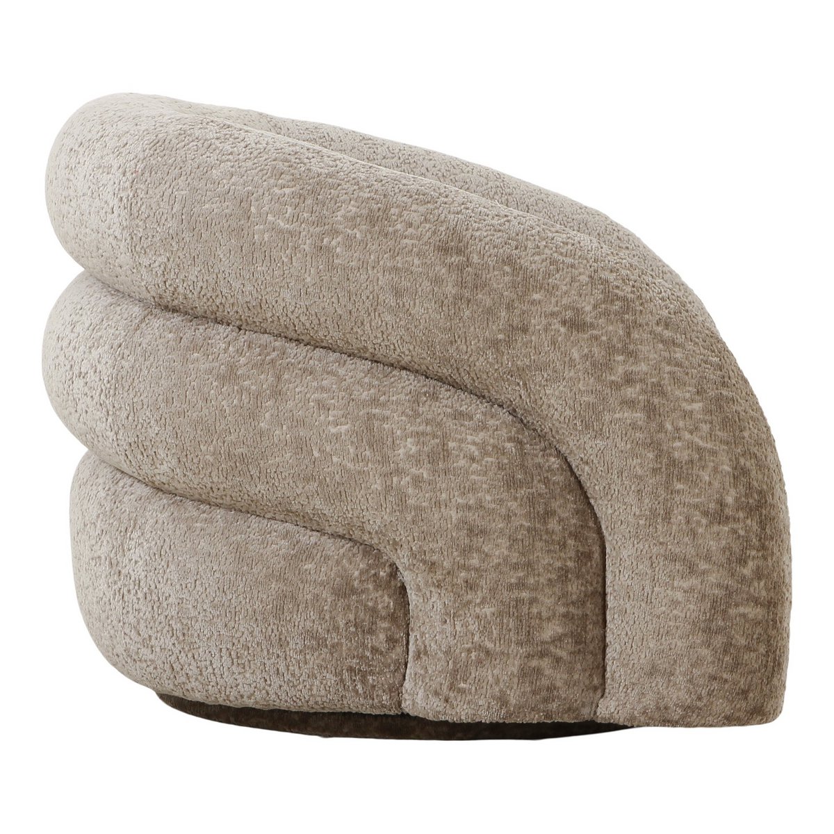 Valletta Lounge Chair with swivel function - Natural, 93x83x70 cm